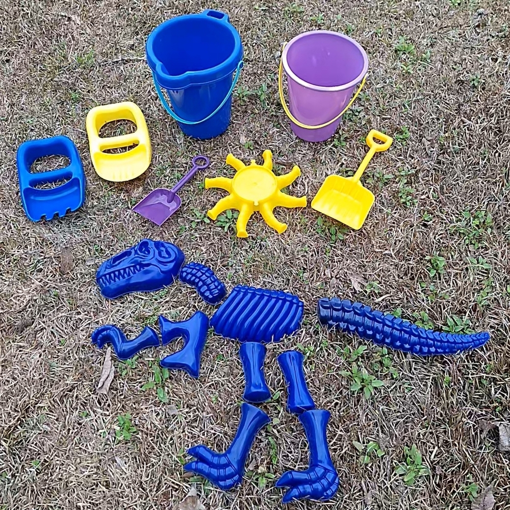 Colorful Dinosaur Sand Play Set
